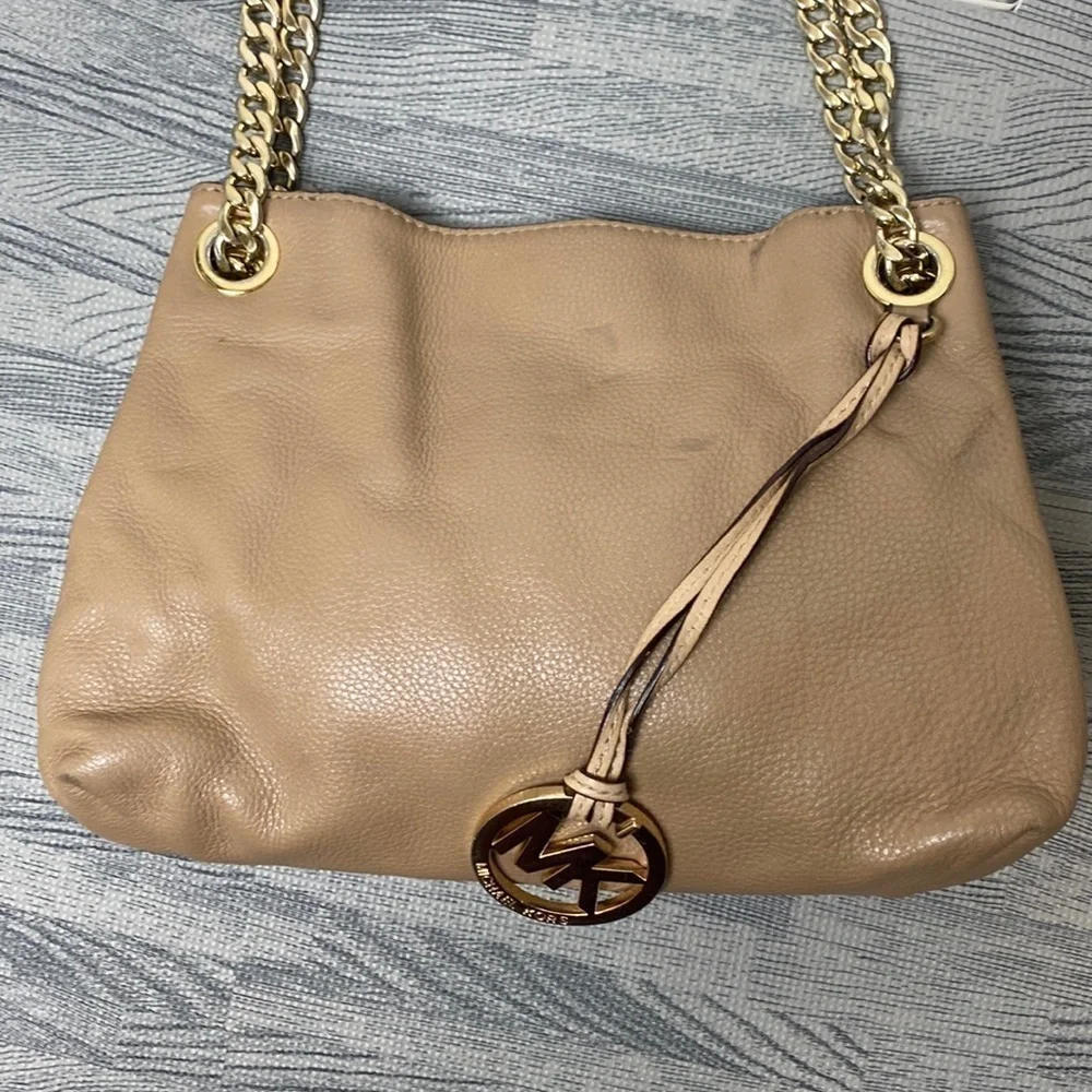 Michael Kors Chain Straps Jet Set Crossbody/Shoulder Bag